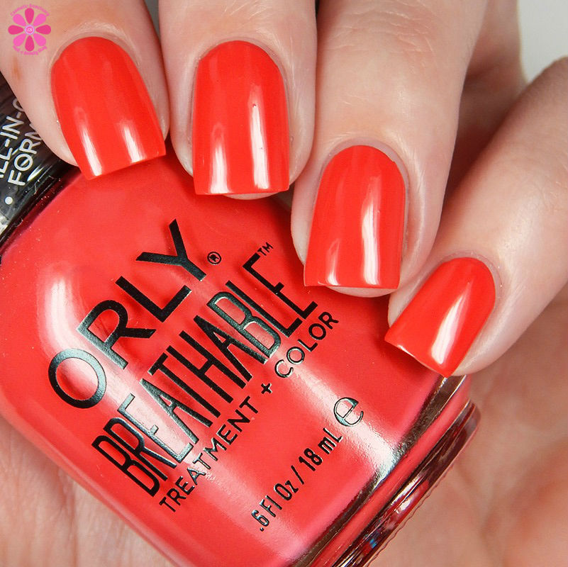 Orly Breathable Treatment Color Swatches and Review