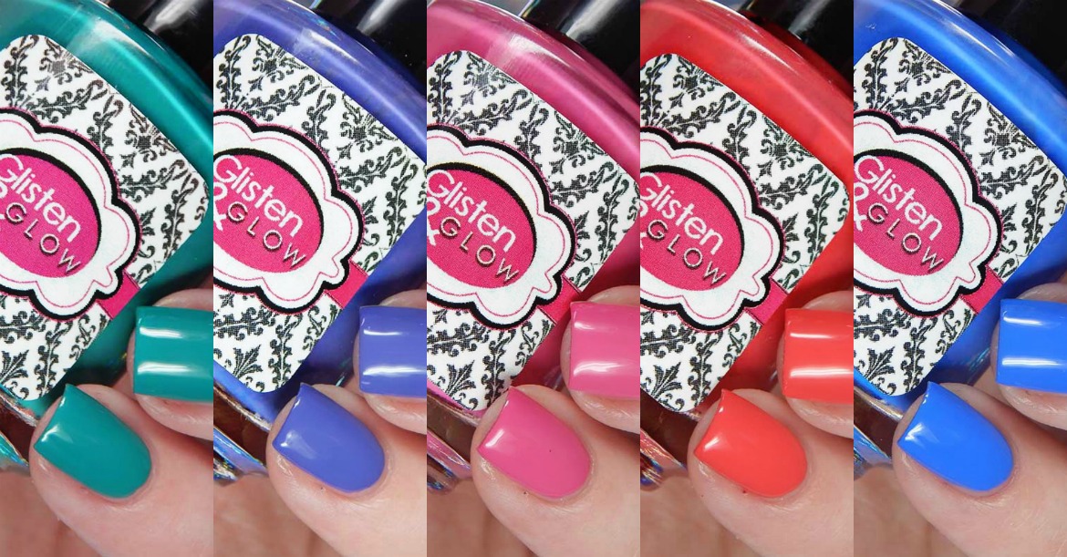 Glisten & Glow Summer Camp Daze Collection Swatches and Review