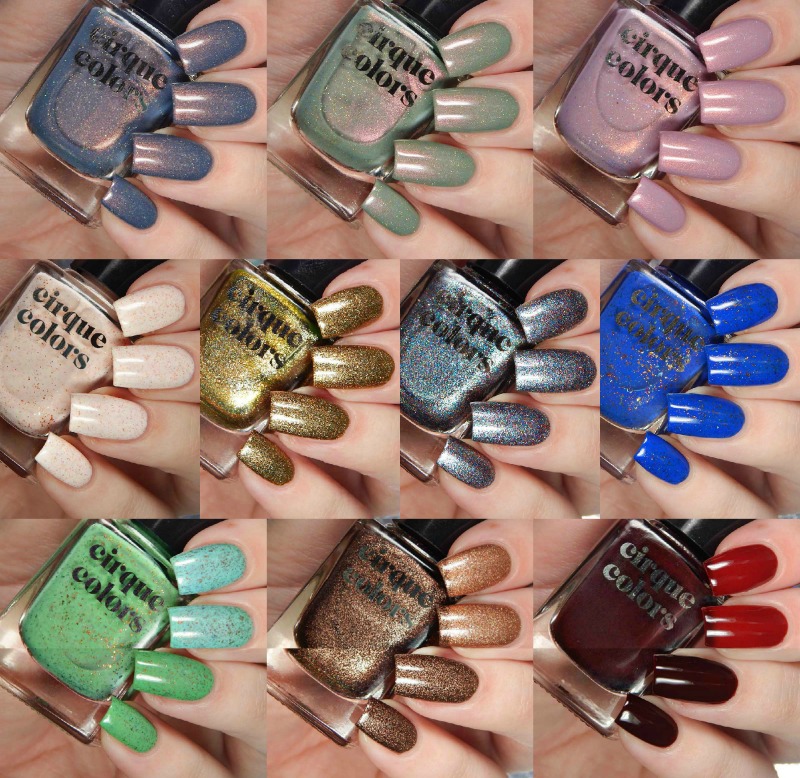 Cirque Colors Maison Collection Swatches and Review