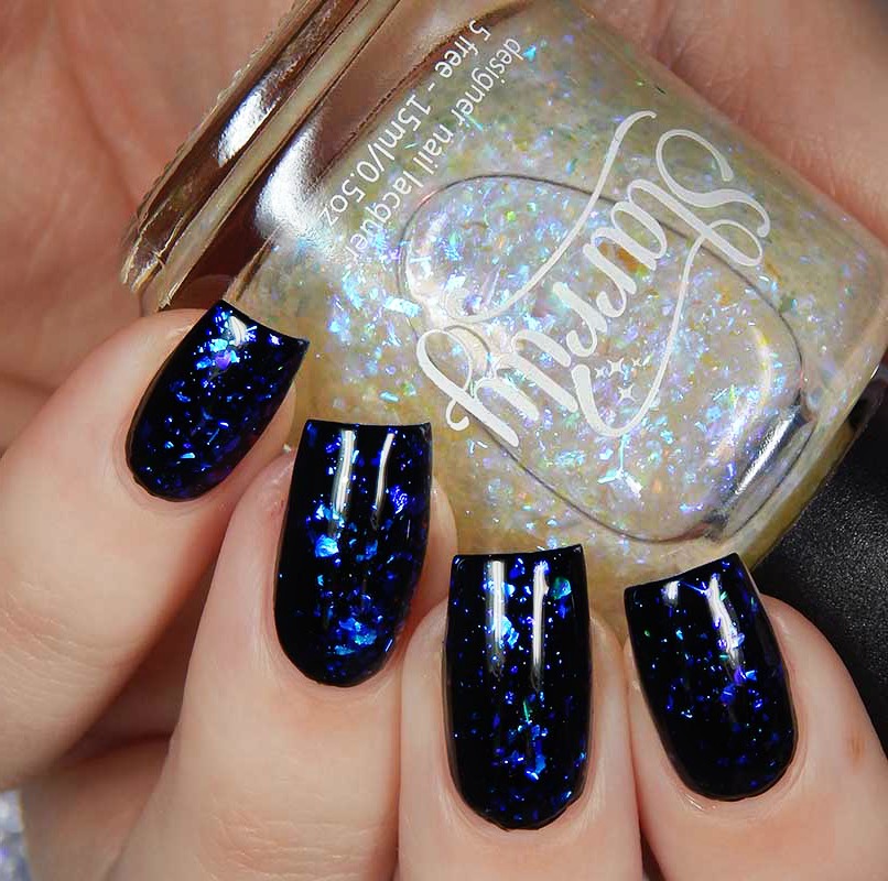 Orly Simply Petals Silver & Iridescent Glitter Holographic Unicorn