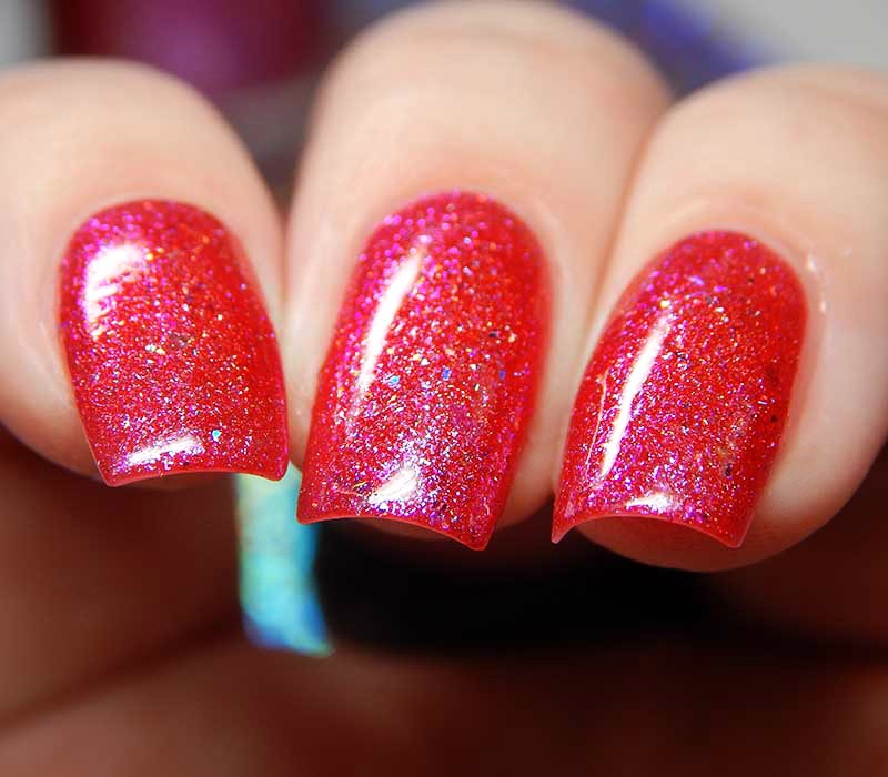 Nail Polish Sunday #3–Red glitter with a side of red glitter! – Records of  the Ohanzee