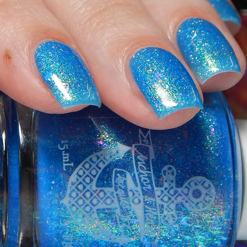 Blue Nail Polish with Color-Shifting Aurora Shimmer - Cirque