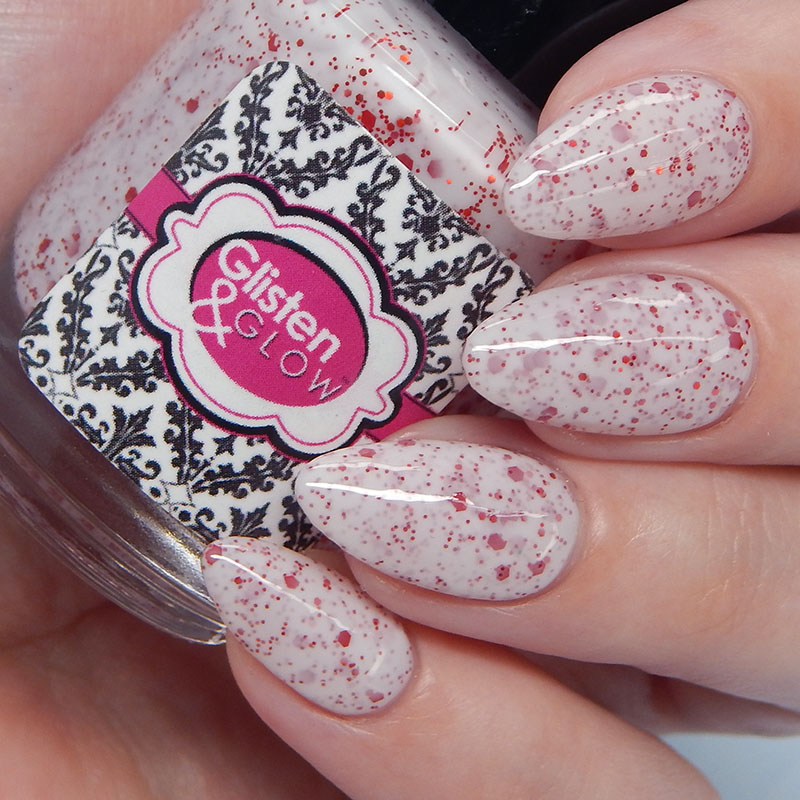 Glisten All That Glitters Pink Glitter Nail Polish | Maniology